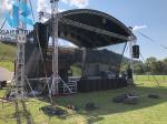 Studio / Event Curved Aluminum Truss Roof Systems High Loading Capacity