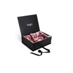 Customer's Specific Requirement Luxury Hair Wig Packaging Black Box Magnetic
