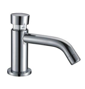 China Modern Brass Self Closing Faucet Under Counter Basin Tap , 8um - 12um factory