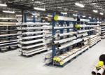 ISO9001 Cantilever Storage Racks Powder Coated Finish Customized Size