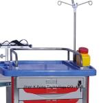 K Flying Infusion Stand Medical Trolley Cart For Clinic
