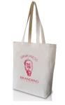 custom zipper organic cotton canvas tote shopping bag with black logo,eco