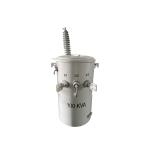 100 Kva Single Pole Mounted Distribution Transformer Oil Type 34.5KV To 120V