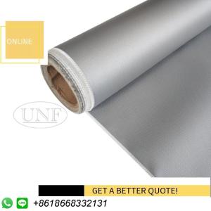 China Rubber Coated 0.45mm Fiberglass Cloth Fabric For Industrial factory