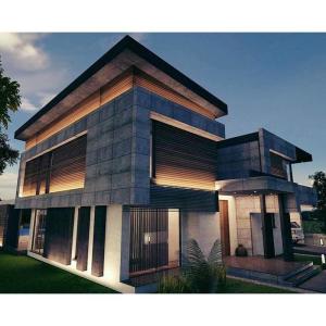 China Luxury American British Style Steel Structure Villa factory