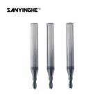 HRC68 Solid Carbide End Mills Ballnose Cutter 2 Flute Round Nose End Mill CNC