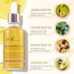 Private Label Moisturizing Nourishing Hair Oil Natural Jojoba Seed Oil Castor