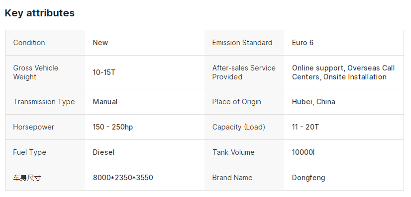 Dongfeng 6x4 Driver 20000L Sewage Suction Truck with Vacuum Pump for Sucking Waste Water Vacuum Sewer Tanker Suction Truck