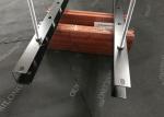 Commercial Office Suspended Baffle Ceiling / Modern Wood Drop Ceiling Panel