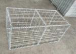 Flood Barrier Fence 6mm Welded Gabion Box Square Hole Galvanized