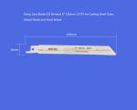 14T:Recip Saw Blade M2 Bimetal 6" 150mm 14TPI for Cutting Steel Tube, Metal