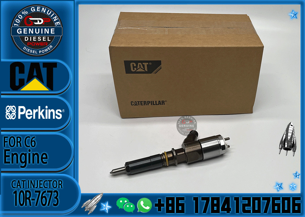 High Quality C6.6 Diesel Engine Cat 320D Injector Fuel Inyector 3200690 10R-7673 2645A749 320-0690 For Caterpillar Excav
