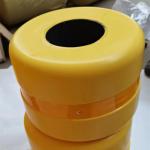 CE Standard Rotary Guardrail EVA Anti Climb Roller Barrier for Roadway Safety