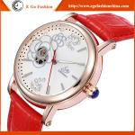 SH09 Genuine Leather Watch for Woman Rose Flower Vintage Watches Gift Wristwatch