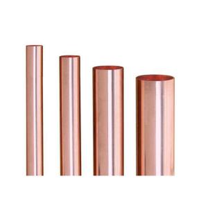 China C1200 Round Copper Pipe Tube C1220 Copper Finned Tube factory