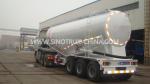 30TONS 3 Axles Bulk Powder Tankers Cement Trailer WEICHAI engine Air compressor