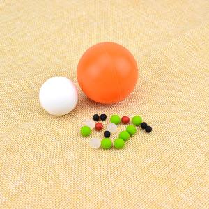 China Mini Food Grade Silicone Ball 2MM 3MM 4MM 5MM Small Silicone Ball factory