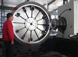 China Big Diameter Spiral Bevel Gear Outter Dia 2000mm 20CrMnTi Materials Long Using Life factory