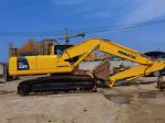22 Tons of high-efficiency, high-quality yellow Used Komatsu PC220-7