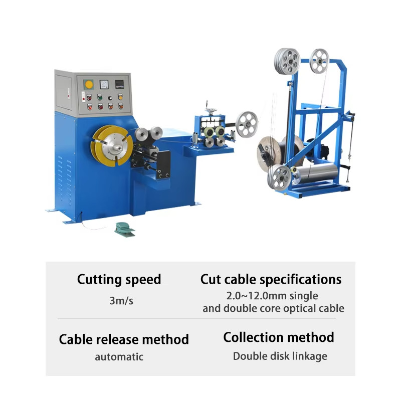 CLX-PO96 FTTH Optical Cable Cutting Machine Fully Automatic Fiber Optic Patchcord Making Machine