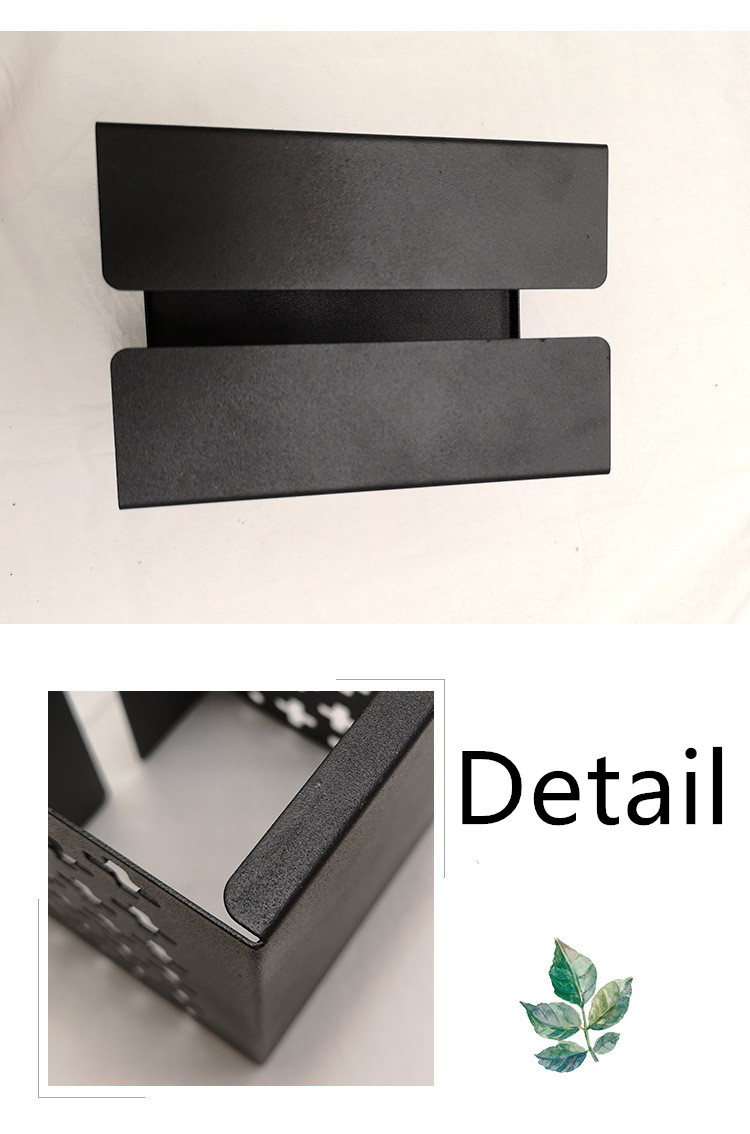 Modern Square Metal Paper Facial Tissue Box Cover Holder for Bathroom Vanity Countertops, Bedroom Dressers