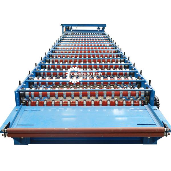 PLC Control Perforated Roofing Sheet Roll Forming Machine Zinc Metal Sheet