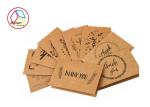 Brown Clolor Custom Card Printing , Printable Business Cards Unique Design