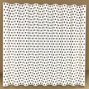 China External Wall 800x800 Corrugated Aluminum Panels Silver Grey 8mm Holes factory