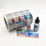 Strong Adhesive 10ml Vial Labels PET Laser Film For Pharmacy Glass Vial Labels