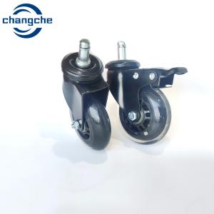 China PU Polyurethane Industrial Caster Wheels 3 Inch For Swivel Chair factory