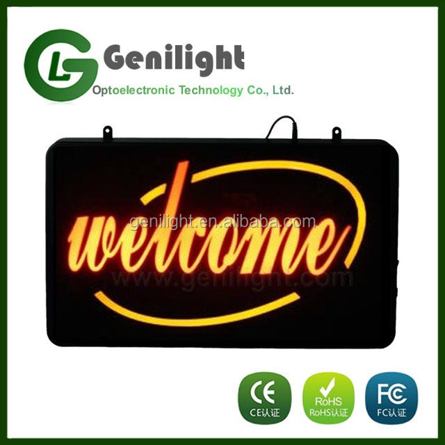 Unisex GLT-LSN5633-046 Male Female Restroom Toilet Washroom LED Sign with 5mm Brightness LED