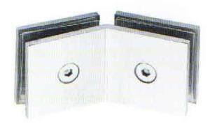 China Glass elliptical partition brace RS1828, 135 degree, double,material stainless steel factory
