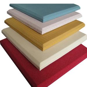 China Fabric Acoustic Board Perforated Wood Acoustic Panels Home Wall Panels factory