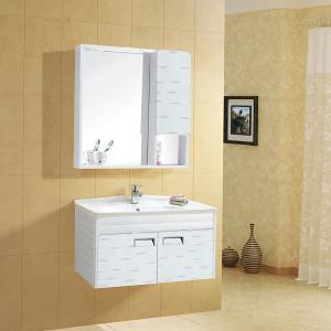China Modern Alunimun Bathroom Vanity/ all aluminum bathroom cabinet/Mirror Cabinet /DB-8161A 800X450mm factory