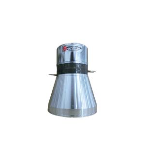 China Industrial Cleaning Piezoelectric Ultrasonic Transducer 25K / 45K Double Frequency factory