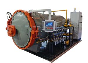 China High Temperature Composite Autoclave Carbon Fiber PLC Customized factory