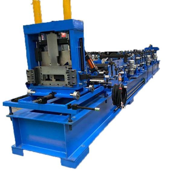 China CZ Interchangeable Purlin Roll Forming Machine 12M/Min factory