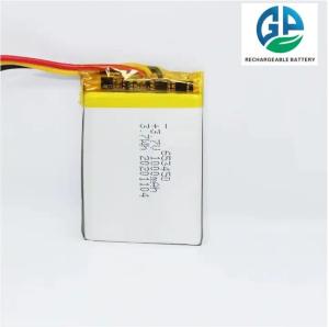 China KC Approved IEC62133 653450 3.7V 1000mAh Lithium Ion Li Polymer Battery Pack 500times Cycle Life factory