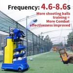 SGS Standard Outdoor Volleyball Shooting Machine With 30pcs Balls