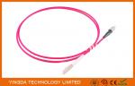 LC / PC - FC / PC Fiber Optic Patch Cord Jumper OM4 50/125um Multimode LSZH 2M