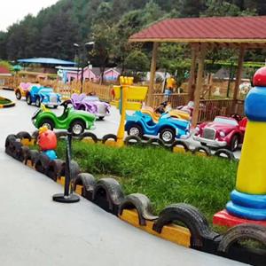 China Funny Kids Amusement Ride , Indoor Amusement Rides Driving Traffic Town factory