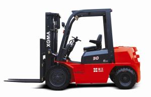 China Diesel Powered Forklift Warehouse Lift Truck 3m Max Lifting Height With Low Noise factory