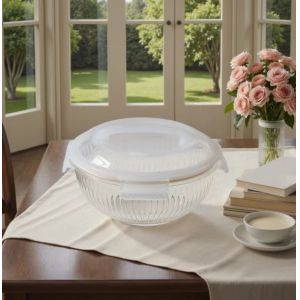 IKOO Borosilicate Glass Mixing Bowl with Lid