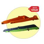 Yellow Grey Excavator Long Reach Boom For Sanny Hitachi Komatsu Cat