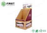 Easy Assembly Retail Corrugated Paper PDQ Display Boxes Custom Made Logo
