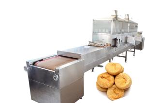 China 80KW Conveyor Belt Insect Microwave Drying Machine Silvery White Color factory
