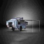Outdoor Kitchen Lightweight Camper Trailer Portable Toilet Shower Tent 180°