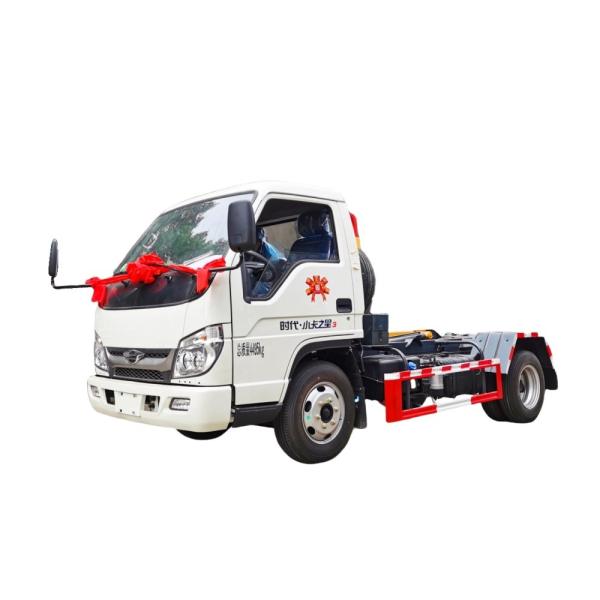 China Hook Arm Lifting Garbage Truck with Flexible Customization factory