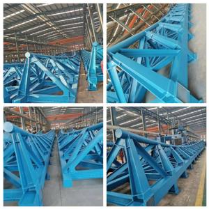 China Galvanised Steel Structure Bridge Windproof Steel Truss Pedestrian Bridge factory