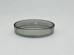 Black Nickle Glass Bathroom Accessories Sets Round Shape Ion Plating Effect